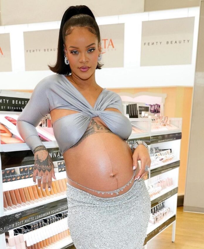 Rihanna shopping ahead of delivery reveals she’s expecting a baby girl