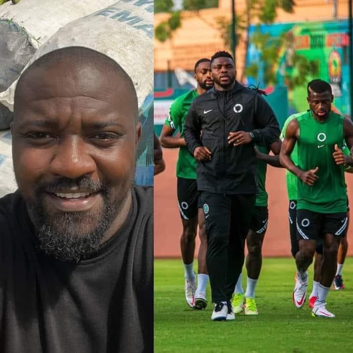 “I will Walk Barefooted From Accra To Lagos Tomorrow If Nigeria Wins Today Match” John Dumelo Says