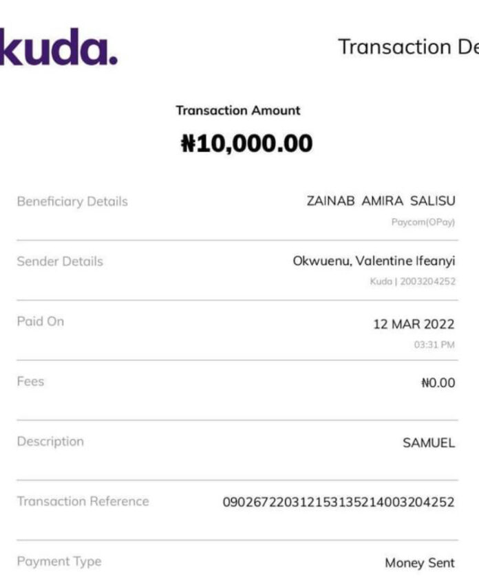 Man Shows Debit Alert Extortion By A Police Officer