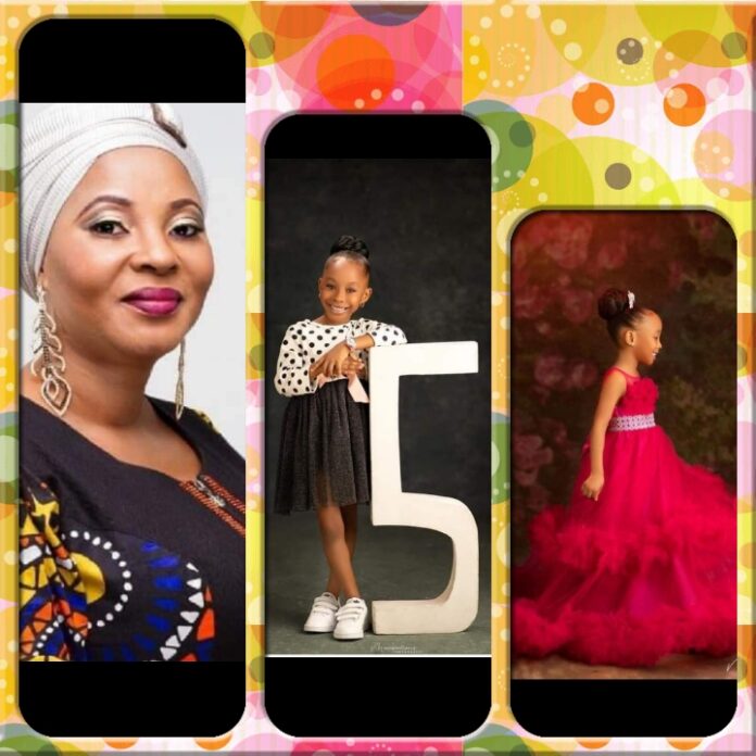 Baby Left Behind By Late Actress Moji Olaiya Mark's 5th Birthday