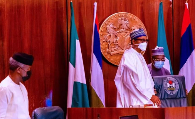 President Buhari Presides Over National Security Council Meeting Today
