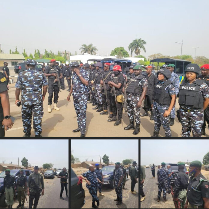 IG Police, Alongside Senior Officers Patrols The Abuja-Kaduna Expressway