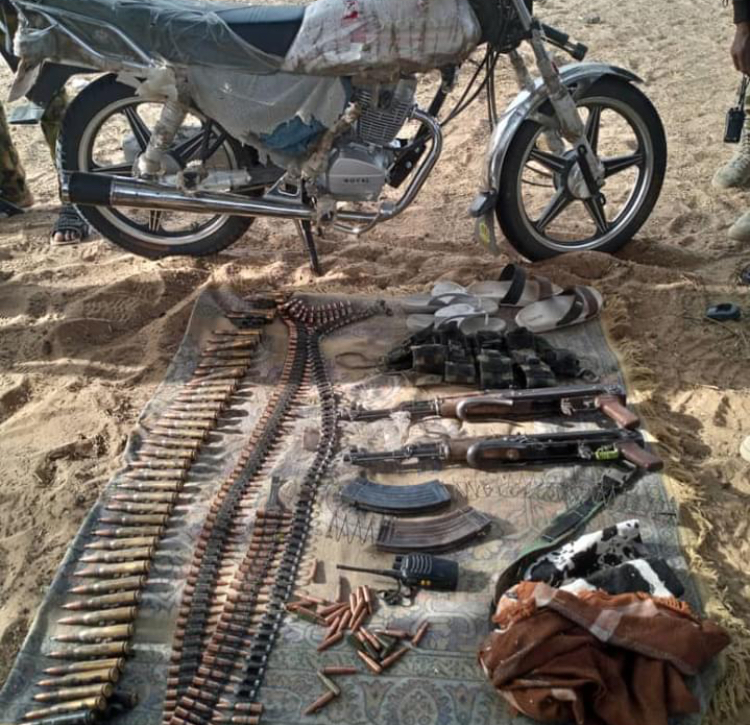 Troop Neutralize Terrorists, Recovered Weapons And Ammunitions