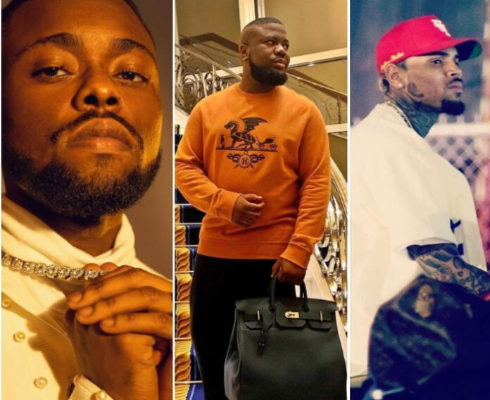 Hip-Hop Singer, Chris Brown Mentions Hushpuppi In Lojay’s Monalisa Remix, Netizens React