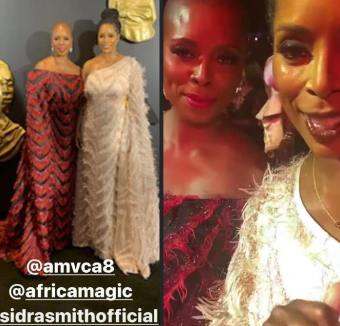 Tasha, American Actress Hails Nigerian Fashion During The AMVCA8 Award Event