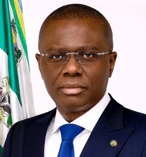 Lagos Governor, Sanwo-Olu Shakes Hands With Church Attendees Ahead Of Election (Photo)
