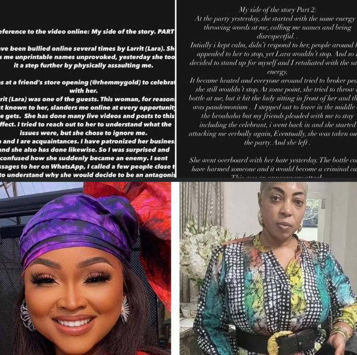 COMBAT: Larrit And I Were Acquaintance Until She Turned To An Enemy – Mercy Aigbe Shares Side Of Her Story