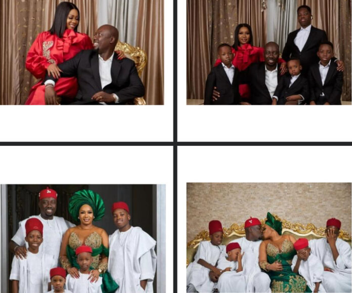 Obi Cubana And Wife Celebrates 14th-Years Wedding Anniversary, Shares Family Photo