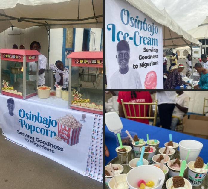 APC PRIMARY: Ice Cream, Popcorn Stands Spotted In Osinbajo-themed At Eagle Square, Abuja