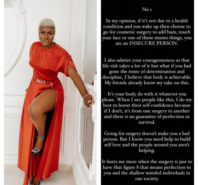 If Not For Health Reasons, Only Someone With Insecurity Complex Considers Plastic Surgery - Alex Asogwa, Ex Reality Star