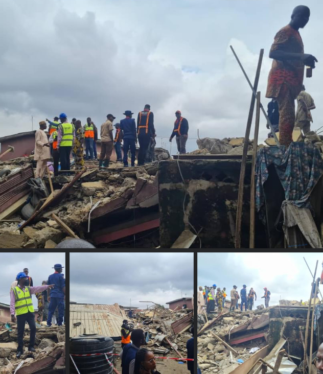 Lagos Records Another Building Collapse At Onipanu Area