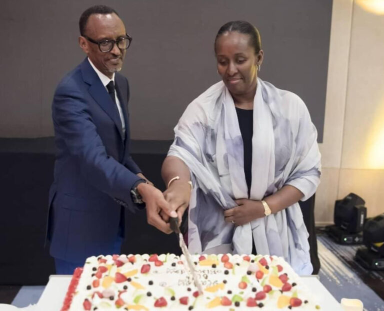 Rwandan First Lady, Jeannette Celebrates Husband, President, Kagame, As He Marks 65th Birthday