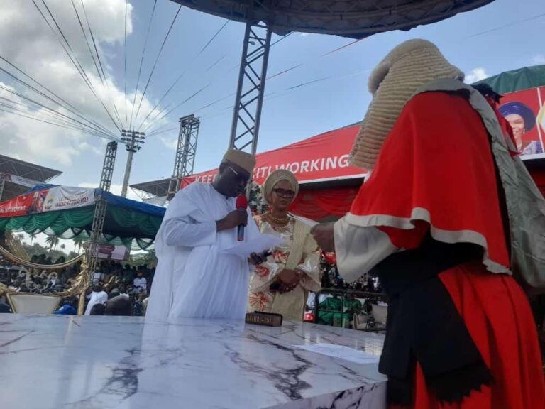 Asiwaju Tinubu, Sanwo-Olu, Akeredolu, others attend Oyebanji’s Inauguration in Ekiti State