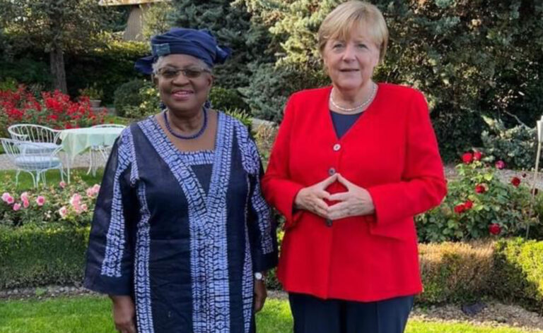 WTO DG, Okonjo-Iweala Meets Angela Merkel, Ex-German Chancellor, Shares Beautiful Moments