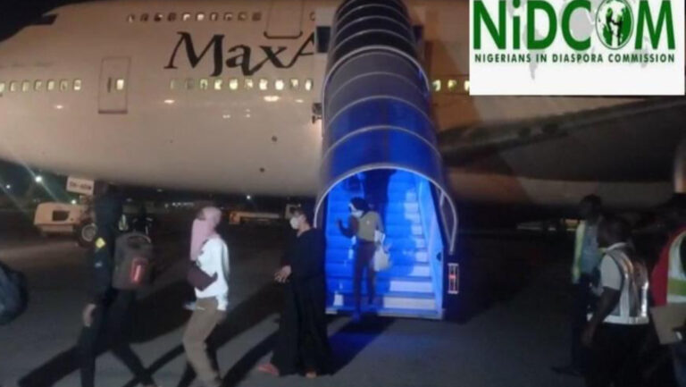 FG Evacuates 542 Stranded Nigerians From United Arab Emirate – NIDCOM Reveals