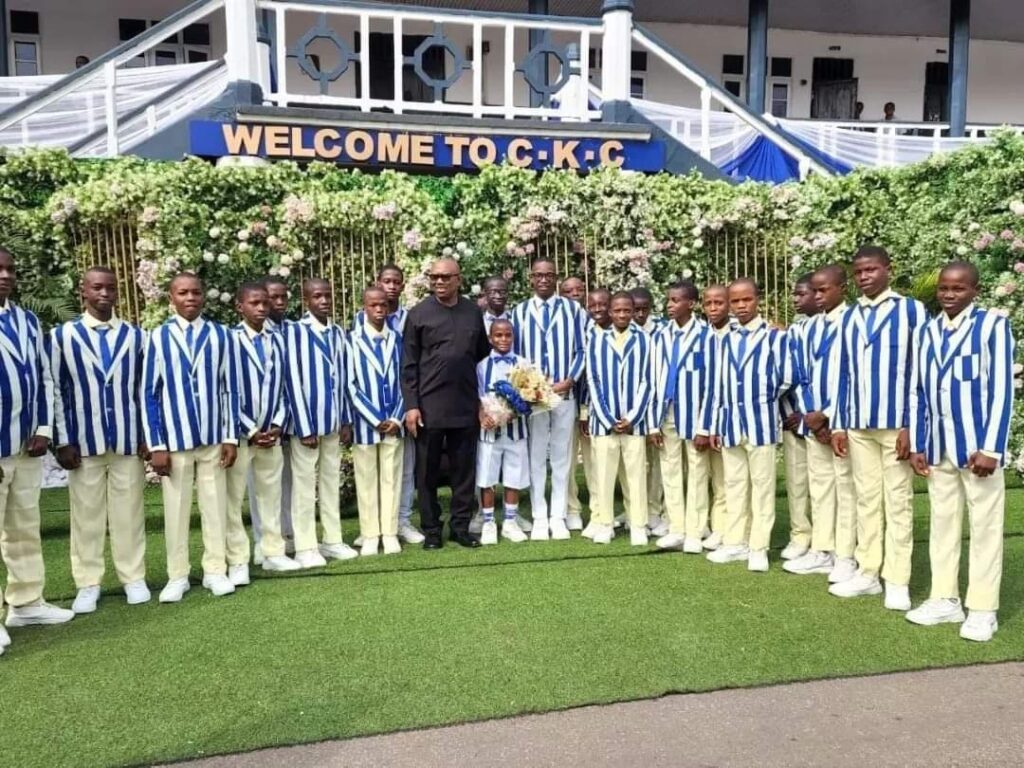 Peter Obi Visits Alma Mater For Pat Utomi's Knighthood In Anambra State