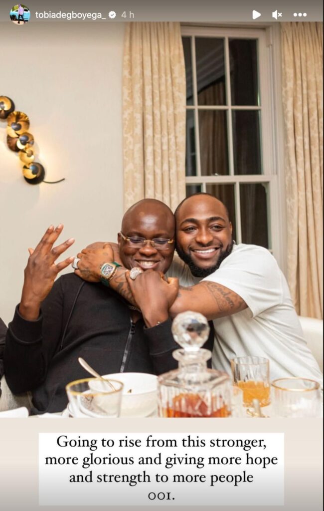 Ifeanyi’s Death: Singer Davido, Chioma Getting Stronger — Pastor Tobi Adegboyega