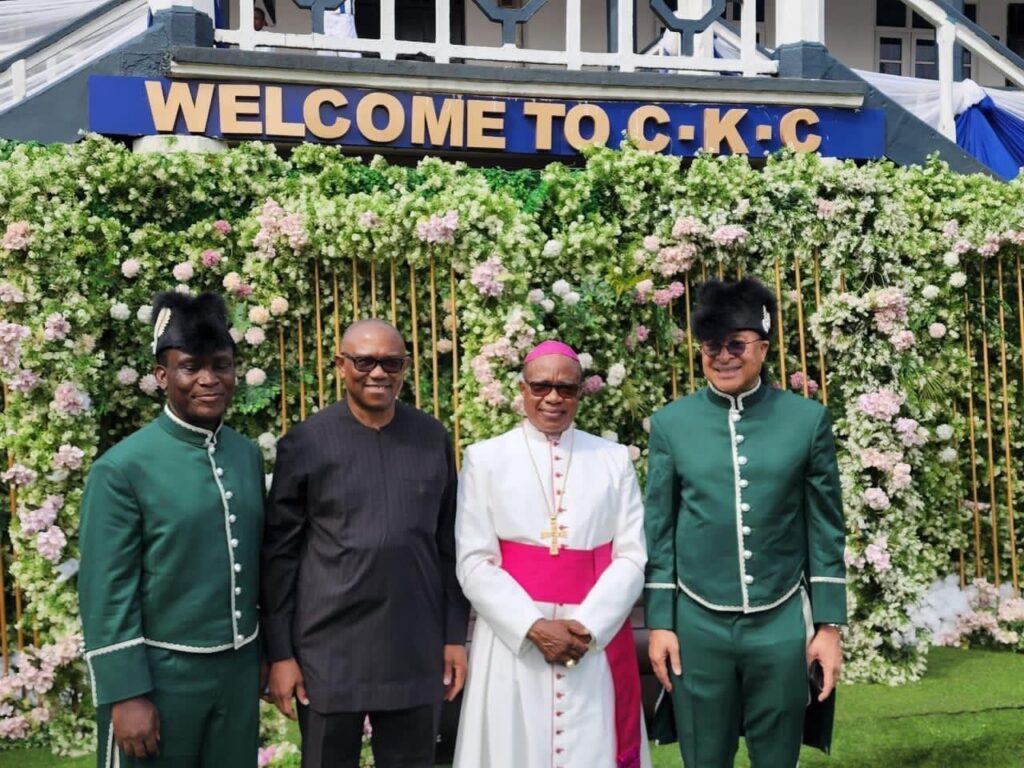 Peter Obi Visits Alma Mater For Pat Utomi's Knighthood In Anambra State