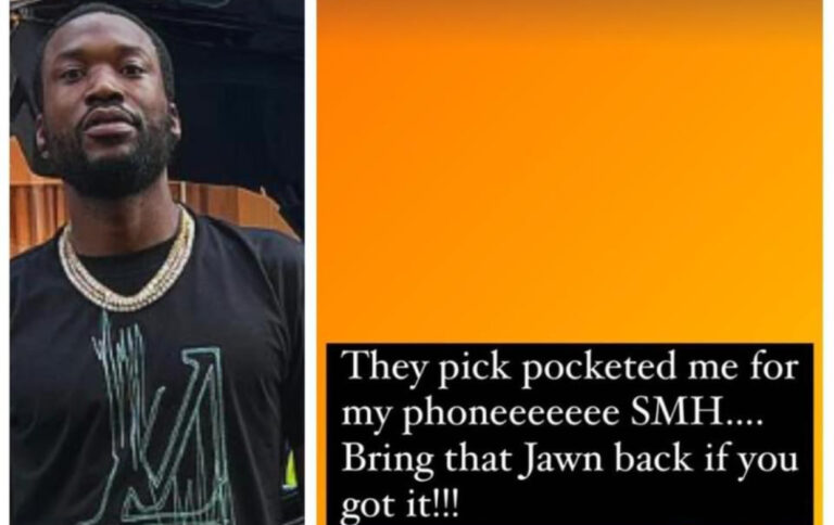 ‘Afrochella’: US Rapper, Meek Mill Cries Out As Smartphone Gets Stolen In Ghana