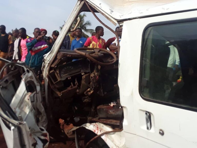 Fuel Tanker Collides With Town Service Bus In Markudi, Benue State
