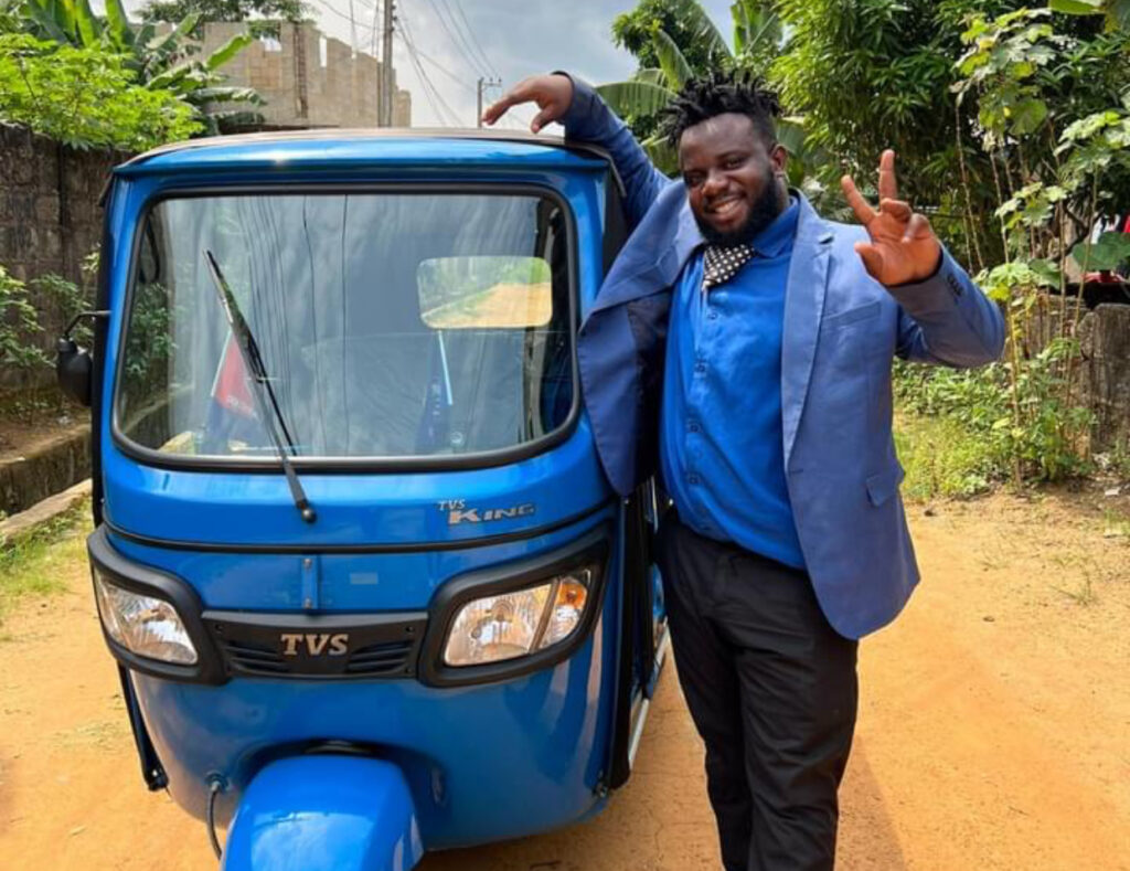 Content Creator, Sabinus Aka MrFunny Acquires ‘New Whip’[Photos]