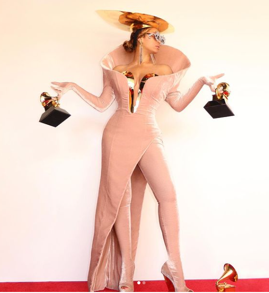 See all the outfits Beyonce wore at the Grammys 2023