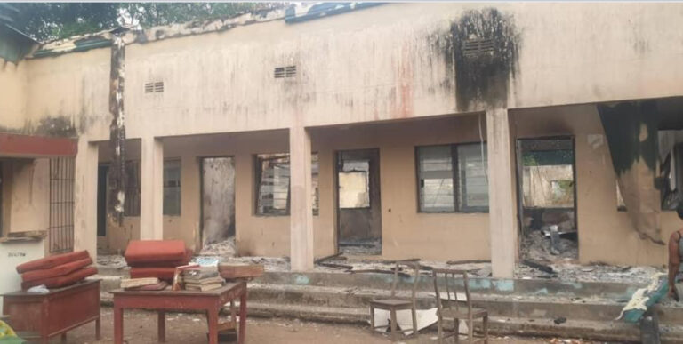Unknown Gunmen Set Ablaze Imo State High Court