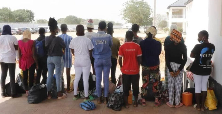 Navy Officers Arrests Two Human Traffickers, Rescues 18 Victims In Kano State