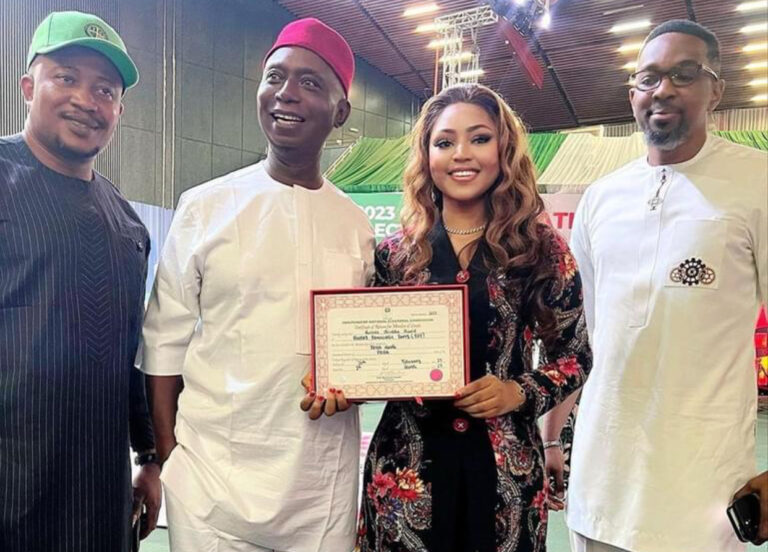 Business Mogul, Ned Nwoko Receives Certificate Of Return In Abuja (Photos)