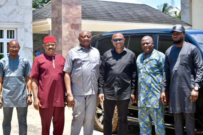 Peter Obi Visits Innoson Motor Boss, Chukwuma [Photos]