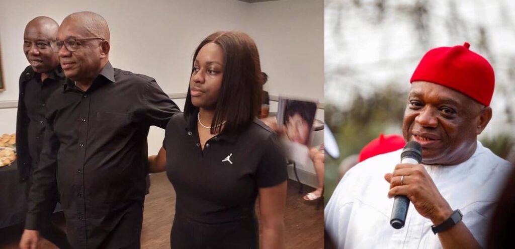 Senator Orji Kalu Holds Open Casket Viewing For Late Wife In United States (Photos)