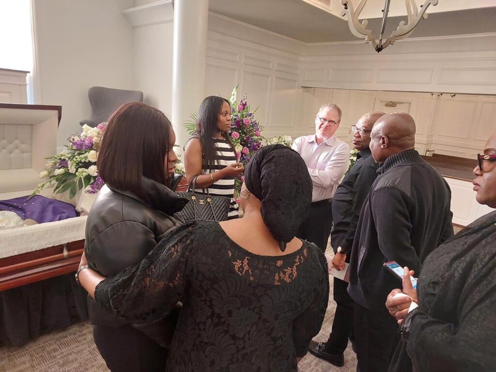 Senator Orji Kalu Holds Open Casket Viewing For Late Wife In United States (Photos)
