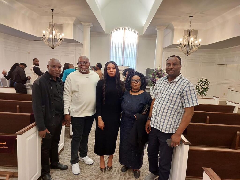 Senator Orji Kalu Holds Open Casket Viewing For Late Wife In United States (Photos)