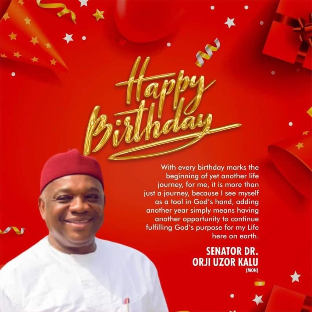 Senator Orji Kalu Celebrates 63rd Birthday In Church