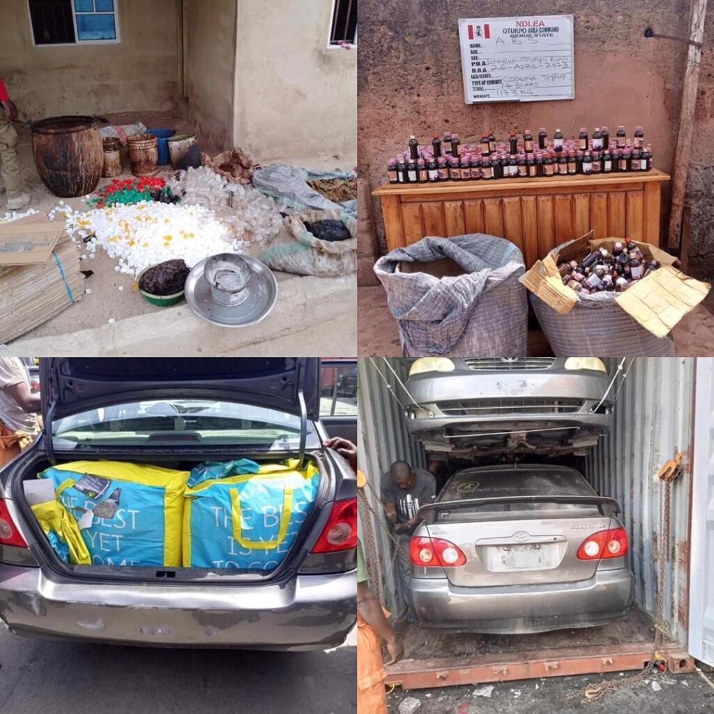 NDLEA Intercepts Drug In Car, Food Items, Arrests Suspect In Lagos State (Photos)
