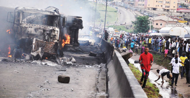 Fuel Tanker Explosion Causes Chaos on Lokoja-Abuja Expressway