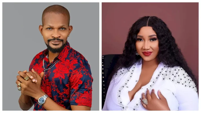 WAHALA!!! God does not Fight the Battles of those who Follow other women’s husband – Actor Uche Maduagwu drags Judy Austin (VIDEO)