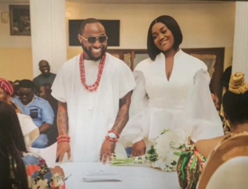 Davido, Chioma Wedding Pictures Surfaces (Photos)