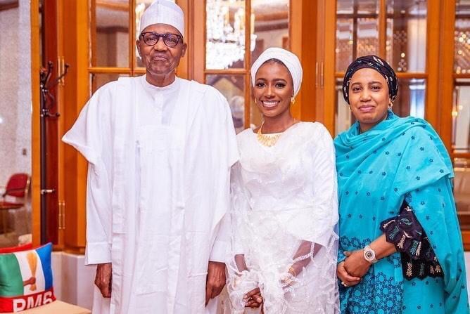 President Buhari Present As First Lady’s Niece Ties The Knot Officially (Photos)