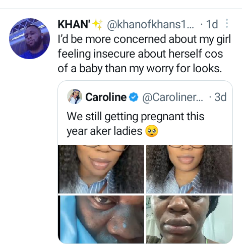 Twitter users react to photos of woman "humbled by pregnancy'