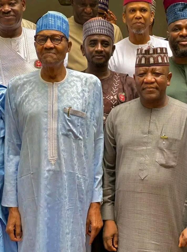 Yari, Others Pays Courtesy Visit To Former President Buhari In Daura (Photos)