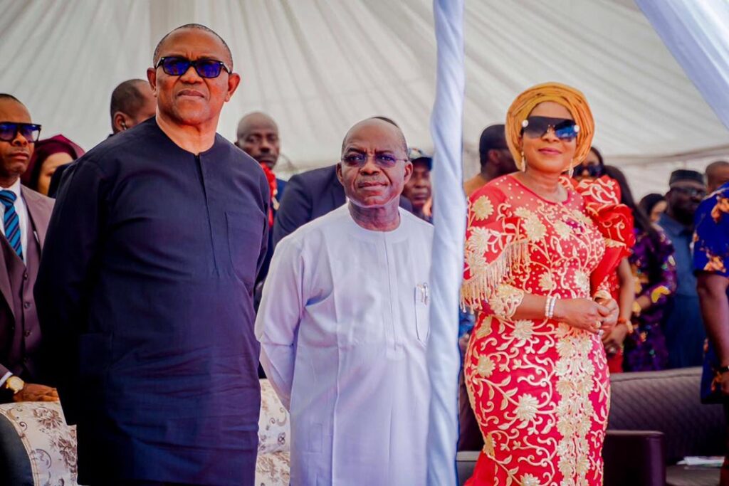 Peter Obi Present As Abia Governor, Alex Otti Holds Inauguration Thanksgiving
