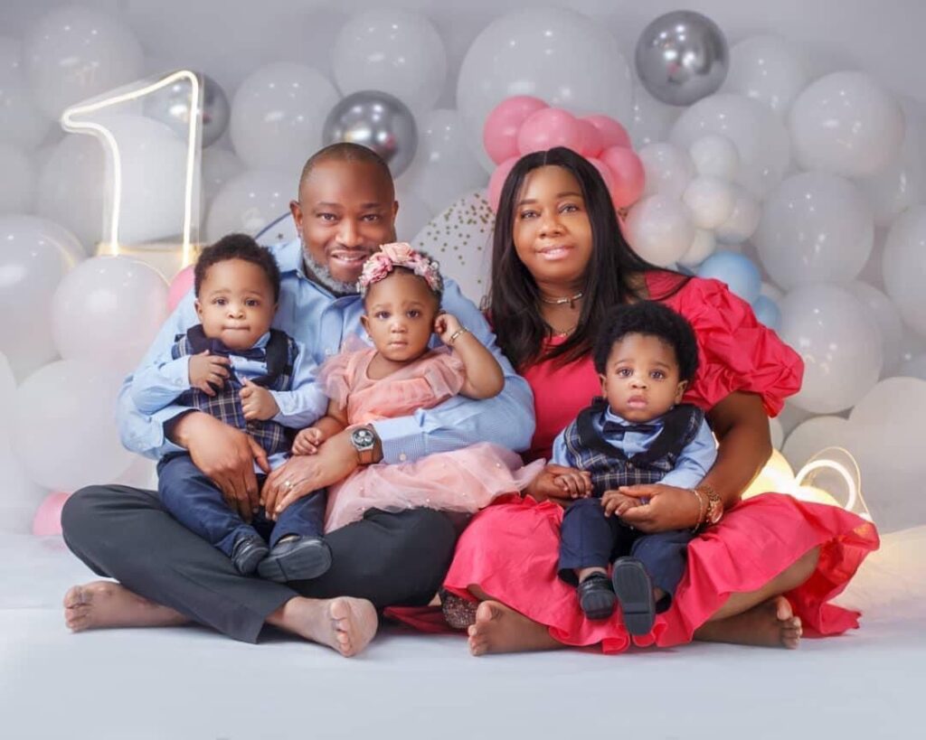 Excitement As Couple Welcomes Beautiful Triplets After 12 Years Of Waiting, Marks First Birthday