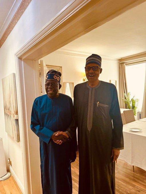 President Tinubu Meets Buhari In London