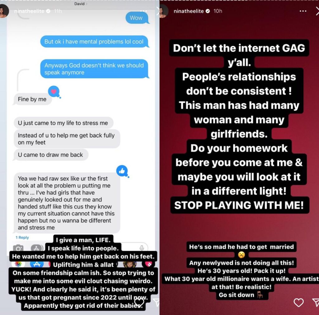 Davido Reportedly Impregnates Side Chick After Having Hot S3x With Her (Sreenshots)