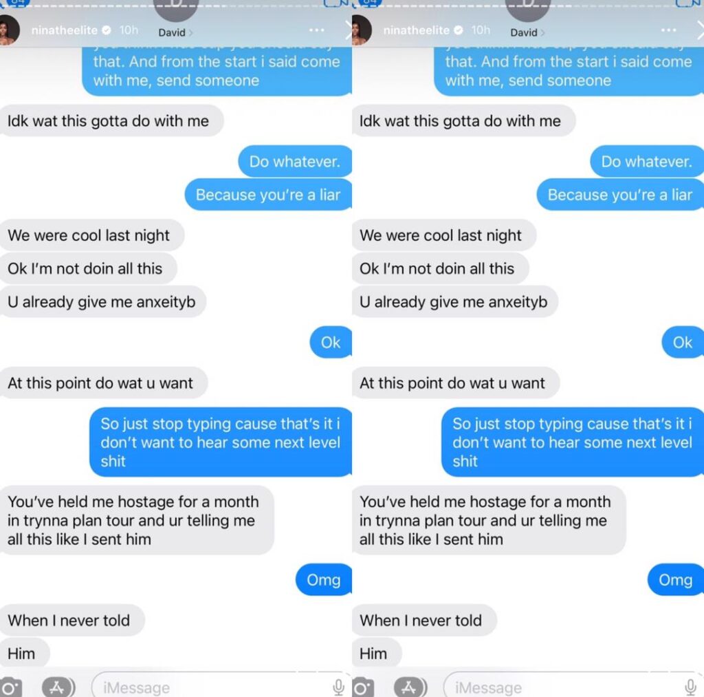 Davido Reportedly Impregnates Side Chick After Having Hot S3x With Her (Sreenshots)