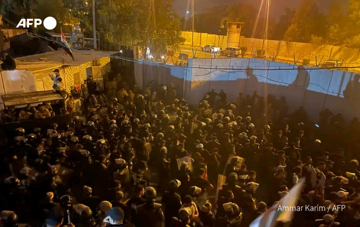 Protesters Storm And Set Fire To Sweden's Embassy In Baghdad Over Planned Koran Burning (Photos)