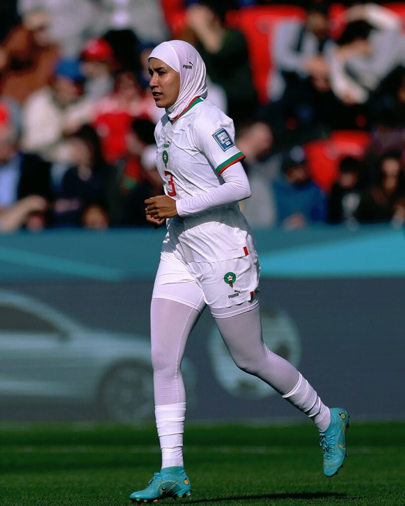 Nouhaila Benzina Makes History At FIFA Women's World Cup By Wearing Hijab (Photos) 2 Nouhaila Benzina Makes History At FIFA Women's World Cup By Wearing Hijab (Photos)