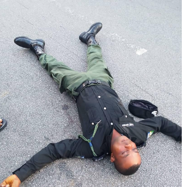 Gunmen K!ll Police Officer, Jude Ukpaka In Delta, Cart Away AK-47 (Photo)