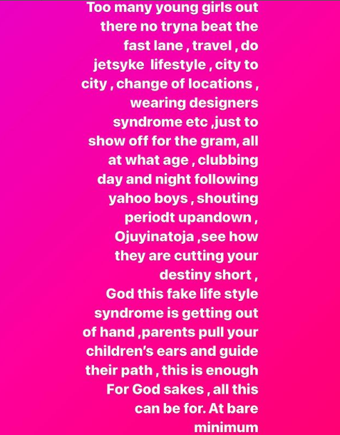 "This Fake Lifestyle Is Getting Out Of Hand" - Toyin Lawani Reacts To Augusta's Dêath, Blasts Permissive Parents